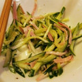 キムマキ's cooksnap of when they made きゅうりとハムの簡単マヨサラダ.