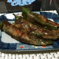 ♡めんめ♡'s cooksnap of when they made 万願寺とうがらしの肉巻き♪.