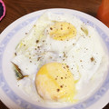 ◈ちびまむ◈'s cooksnap of when they made 半熟目玉焼き.
