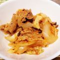 ＊panton＊'s cooksnap of when they made エリンギでかさ増し、ヘルシー簡単豚キムチ.