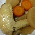 しらぽっち's cooksnap of when they made 圧力鍋でeco料理★鶏肉と大根の煮物.