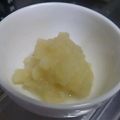 terakooo's cooksnap of when they made 離乳食初期☆中期 さつまりんご.