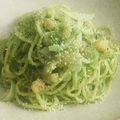 mmmmiku's cooksnap of when they made 海老のジェノベーゼパスタ.