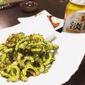 micaro's cooksnap of when they made 簡単！おつまみ、ゴーヤチップ.