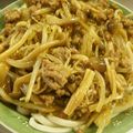 由芽15's cooksnap of when they made 麻婆きのこ～もやし入り～.