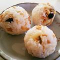 彩（いろどり）'s cooksnap of when they made フルグラとチーズのおむすび.