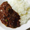 moncici's cooksnap of when they made 市販のルーに一工夫・本格ハヤシライス.