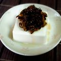 ３匹の大ぶたママ's cooksnap of when they made きゅうりの佃煮活用、簡単冷や奴♪.