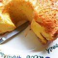 ayanofujii's cooksnap of when they made HMで簡単シフォンケーキ♡.