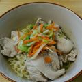 gungungunP's cooksnap of when they made 冷しゃぶ冷しぶっかけ塩ラーメン.
