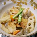 めけてー's cooksnap of when they made 練りごまでコクうま☆れんこんと鶏肉の煮物.