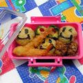 桜はな絵's cooksnap of when they made ★元気いっぱいスマイル弁当★キャラ弁.