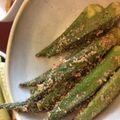 noditsutak's cooksnap of when they made フライパン1つ◇焼きオクラのゴマ風味副菜.