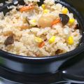やきねこ's cooksnap of when they made 土鍋で簡単炊き込☆アレンジ色々.