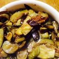 水玉キャラメル's cooksnap of when they made 副菜に。茄子の胡麻生姜炒め.