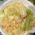 chanlisa's cooksnap of when they made キャベツのペペロンチーノ.