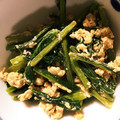 ちゃか99's cooksnap of when they made 小松菜の卵炒め.