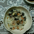 ma___111's cooksnap of when they made 桜えびとひじき✾炊き込みご飯.