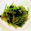 ともこみのる's cooksnap of when they made 栄養満点☆菜っぱとシラスの胡麻油炒め.