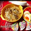マロまろマロン's cooksnap of when they made ねぎ塩豚ばら丼弁当.
