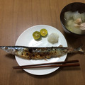 satoniisan's cooksnap of when they made 秋刀魚（さんま）の塩焼き♡.