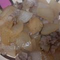 かりもも's cooksnap of when they made ご飯のおとも♡大根と豚ばらの炒め煮.