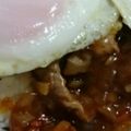 クックLH7A86☆'s cooksnap of when they made しいたけと野菜の甘辛ガーリック丼☆五香粉.