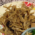 クマたぬき's cooksnap of when they made きのこと豚肉の醤油マヨ炒め.