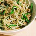 あさここなっつ's cooksnap of when they made もやしのジャージャー麺風.