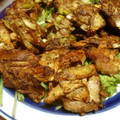initium's cooksnap of when they made 牛蒡と鳥もも肉揚げのネギ南蛮.