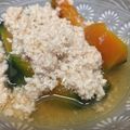 オヤジだいダイ's cooksnap of when they made かぼちゃの煮物☆鶏ひき肉あんかけ.
