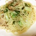 skumfidus 's cooksnap of when they made 和風青梗菜スパゲティ.