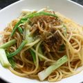 勇気凛りん岸田夕子's cooksnap of when they made *カリカリじゃこと長葱の和風パスタ*.