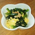 マリコロ☆'s cooksnap of when they made 小松菜のめんつゆバター炒め.