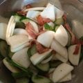 かめのたろう's cooksnap of when they made 蕪と胡瓜とベーコンのサラダ.