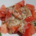 nyafutarou's cooksnap of when they made トマト納豆。.