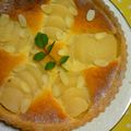 なぎﾍﾟﾀ's cooksnap of when they made ♡桃＆洋梨のアーモンドクリームタルト♡.
