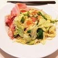M084's cooksnap of when they made 和風なキャベツとしめじのスパゲティ.