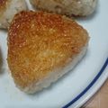 ふぅたろん's cooksnap of when they made 残りご飯de　焼きおにぎり△.