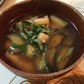 Jハッシー's cooksnap of when they made ☆なすとうすあげの味噌汁☆.