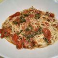ダッ吉's cooksnap of when they made 簡単おいしい♡トマトとバジルの冷製パスタ.