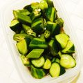 ♪りぼん♪'s cooksnap of when they made オクラ胡瓜のさっぱり和え.