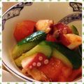 nakamucchi's cooksnap of when they made タコ＆トマトの簡単サラダ.