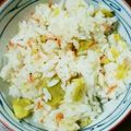 sanko7's cooksnap of when they made そら豆と桜えびのごはん.