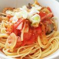 ﾃｨﾝｶ330's cooksnap of when they made ナスとトマトのパスタ☆ランチ.