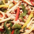 チップnデール's cooksnap of when they made 簡単美味しい 豚肉 チンジャオロース.