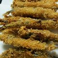 サーモン刺身's cooksnap of when they made サクふわししゃもフライ♪.