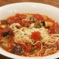 さゆとまみ's cooksnap of when they made ◆ 元祖 ガーリックトマトにゅう麺.
