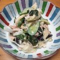 loveevo's cooksnap of when they made なすとワカメのツナマヨサラダ.