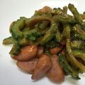 haPPｙsong's cooksnap of when they made 焼き肉のタレ✿ウインナー☆ゴーヤ.